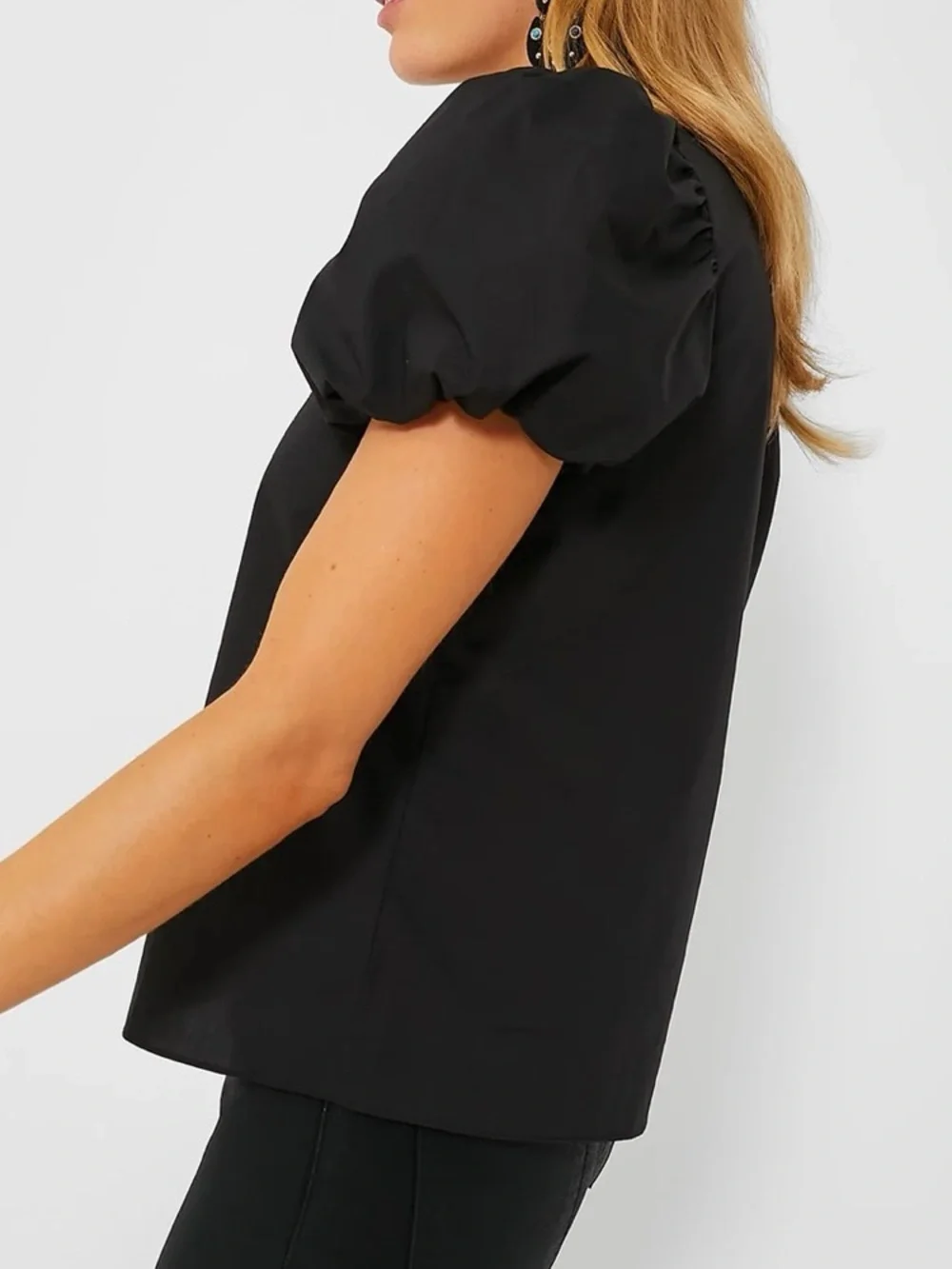 Tuckernuck HYACINTH HOUSE Black Keyhole Birdie Blouse Size XXS NEW